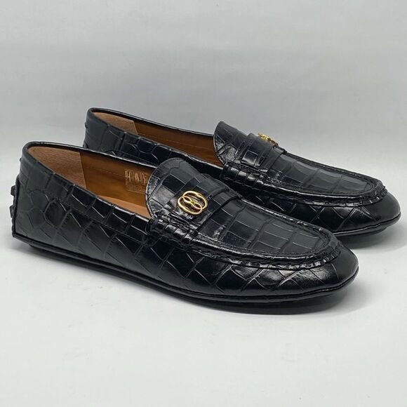 Bally Keeper Croc-Embossed Leather Driving Loafers size 8.5 main image 13